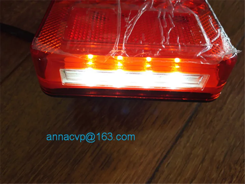 CVP 12V 16LED Лодочный Прицеп остановка задний стоп-сигнал светильник индикаторная лампа Emark прицепов запчасти встроенный номерной знак светильник