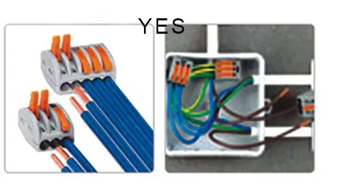 100 шт. PCT-215 5-контактный Универсальный компактный провод жгут соединитель-проводник клеммной колодки с рычагом