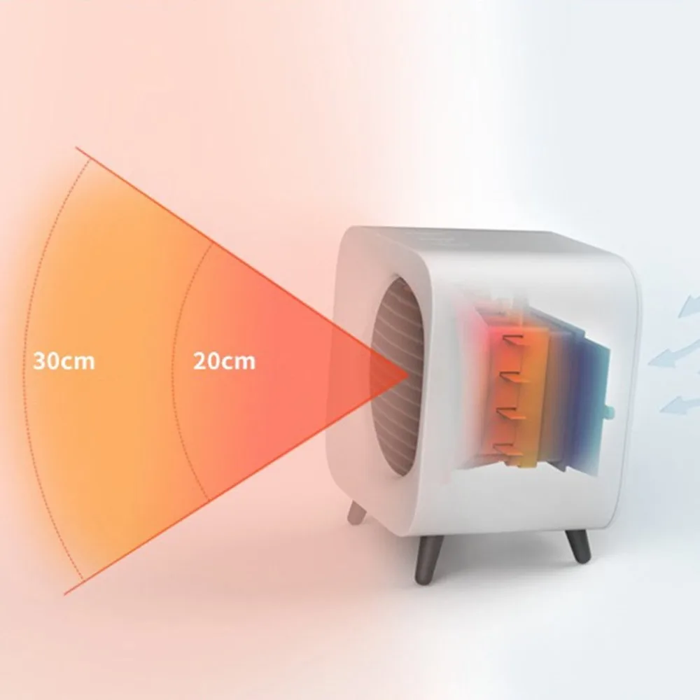 700 в 220 Вт обогреватель керамика тепла мини Тепловентиляторы портативный прикроватный вентилятор электрический нагреватель для офис