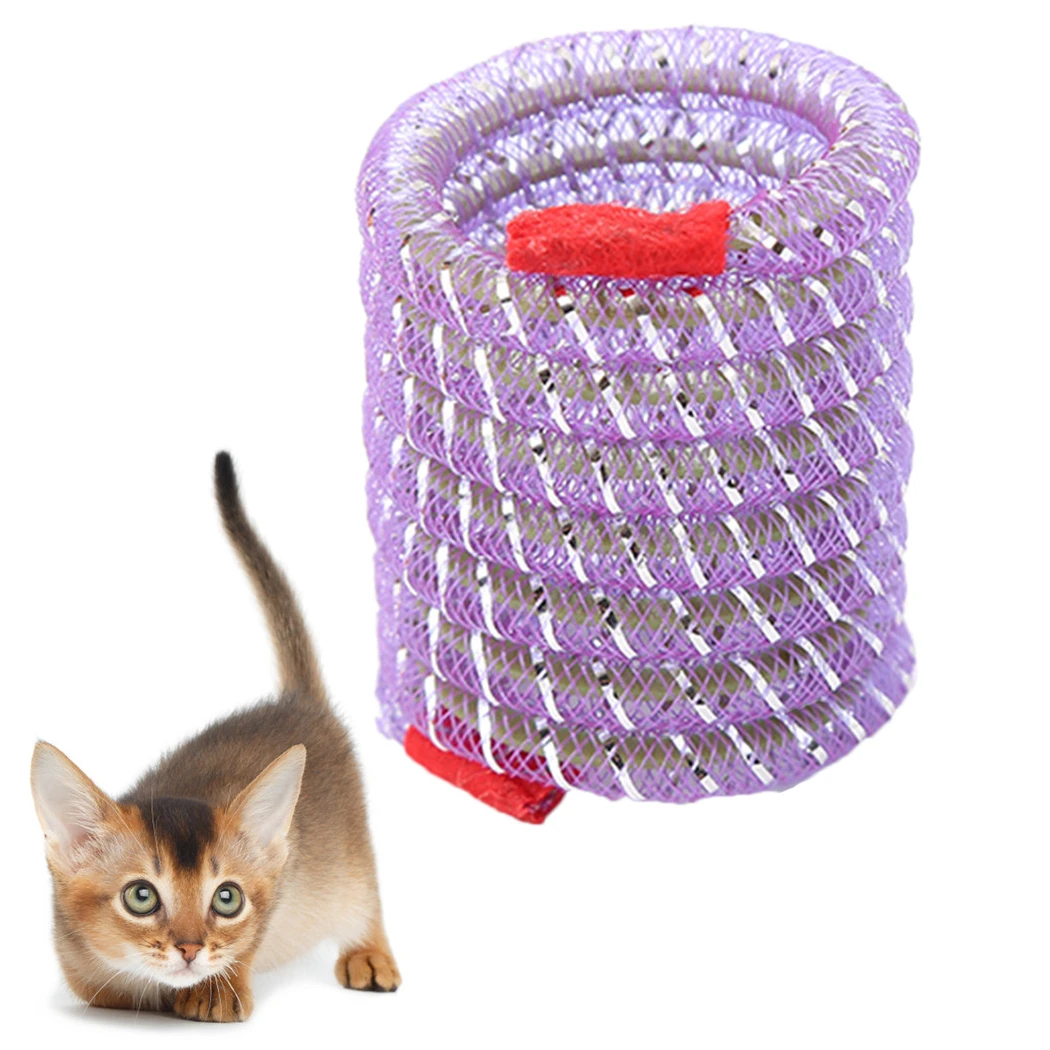 

Funny Pet Cat Spring Toy Creative Interactive Spiral Cat Toy Pet Play Training Toys for Cats Kitten Pet Supplies