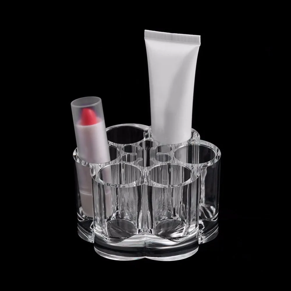 

Transparent Lipstick Eyebrow Pencil Eyeliner Nail Polish Display Holder Shelf Storage Box Acrylic Cosmetic Makeup Organizer Tool