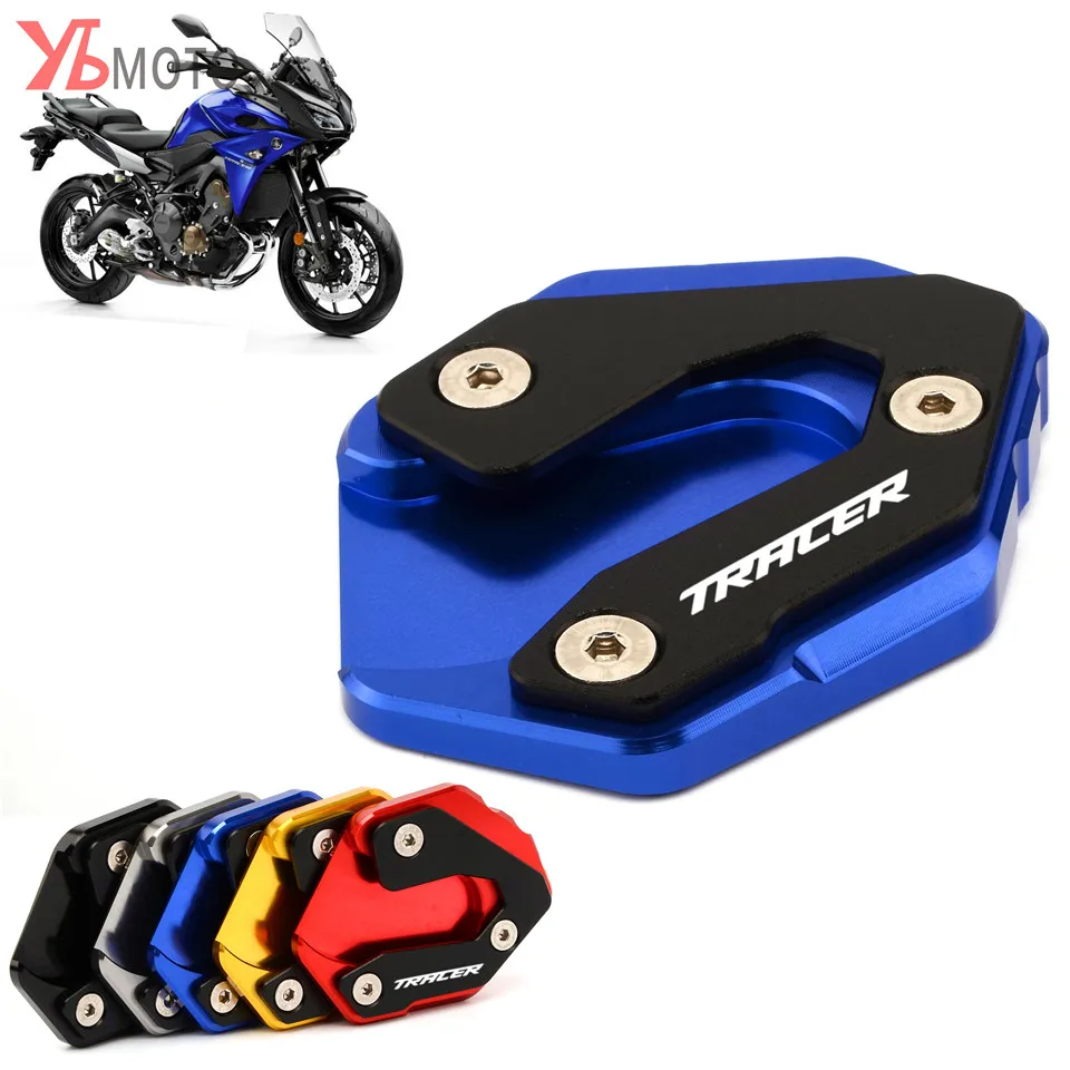 Motorcycle Side Stand Kickstand Enlarge For Yamaha FZ-09 FZ09 MT-09 Tracer MT-09 MT09 TRACER 900 GT Gold 