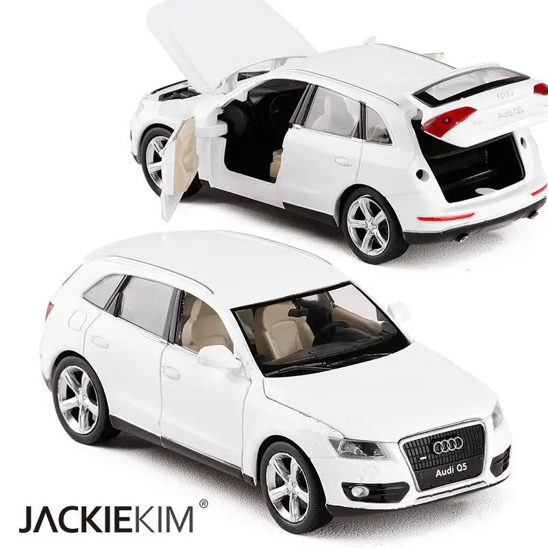 Высокая модель 1:32 Audi Q5 Supercar литая под давлением модель автомобиля с выдвижной спинкой игрушечный электронный автомобиль для детей подарки игрушки