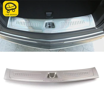 

CAR MANGO Car Styling Rear Door Trunk Bumper Fender Protector Sill Cover Frame Trim Sticker Accessories for Cadillac XT5 2016
