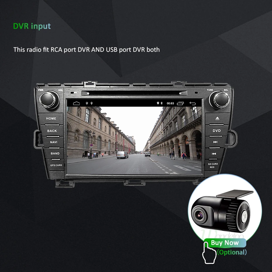 Clearance 64G DSP IPS Android 9.0 AV Output 2 DIN CAR DVD PLAYER For Toyota Prius 2009-2013 GPS Navigation Stereos Multimedia Screen Radio 27