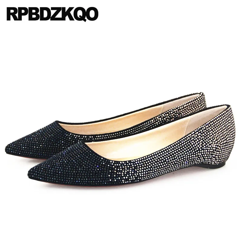 China Pointed Toe Diamond Designer Party Suede Rhinestone Women Dress