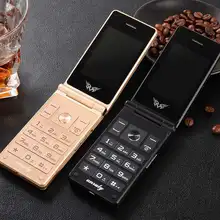 2," экран флип телефон дешевые старший touch радио мобильного телефона громкий звук dual SIM MP3 русский/испанский/Сотовые телефоны