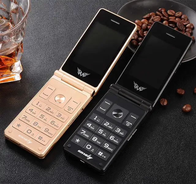 Special Price 2.8" screen flip telephone cheap senior touch radio celular mobile phone loud sound dual SIM MP3 Russian Spanish cell phones