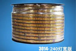 100 м супер яркий 180LED/M 220 В светодиодные полосы света 2835 двухрядные чисто медного провода Тирас LED ленты Водонепроницаемый + Power Plug 50 м 200 м