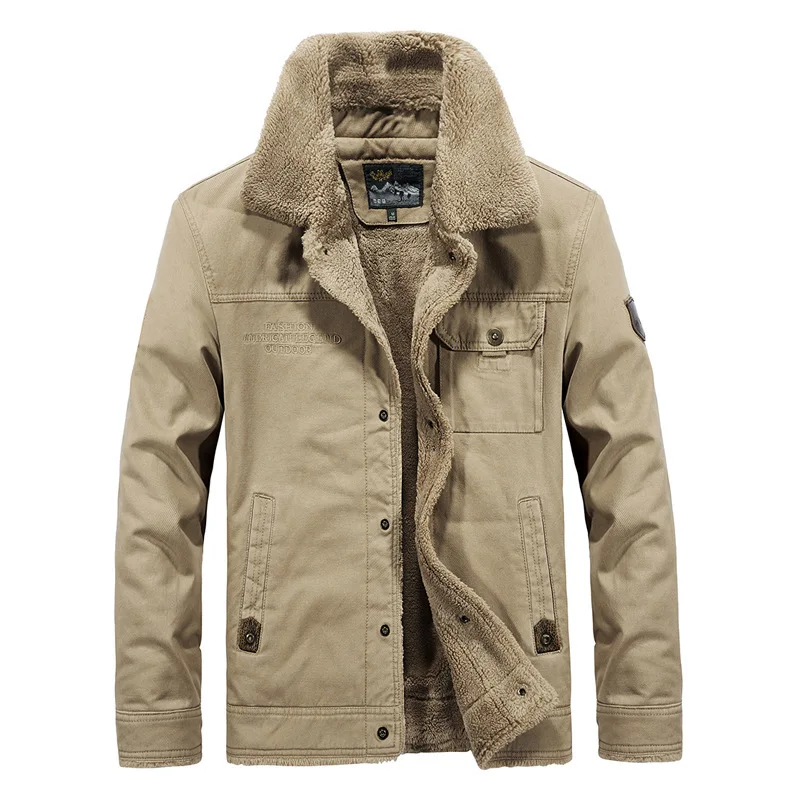 Men Fleece Jacket 6XL 2018 New Winter Men Bomber Jacket Men's Fleece Fur Collar Jackets Male Tactical Mens Outerwear Thick Coats Men Fleece Jacket 6XL 2018 New Winter Men Bomber Jacket Men's Fleece Fur Collar Jackets Male Tactical Mens Outerwear Thick Coats