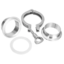 Розлив пива 2 дюймовые рыболовные плоскогубцы из нержавеющей разъем адаптер колонки Tri Зажимная прокладка по-прежнему комплект