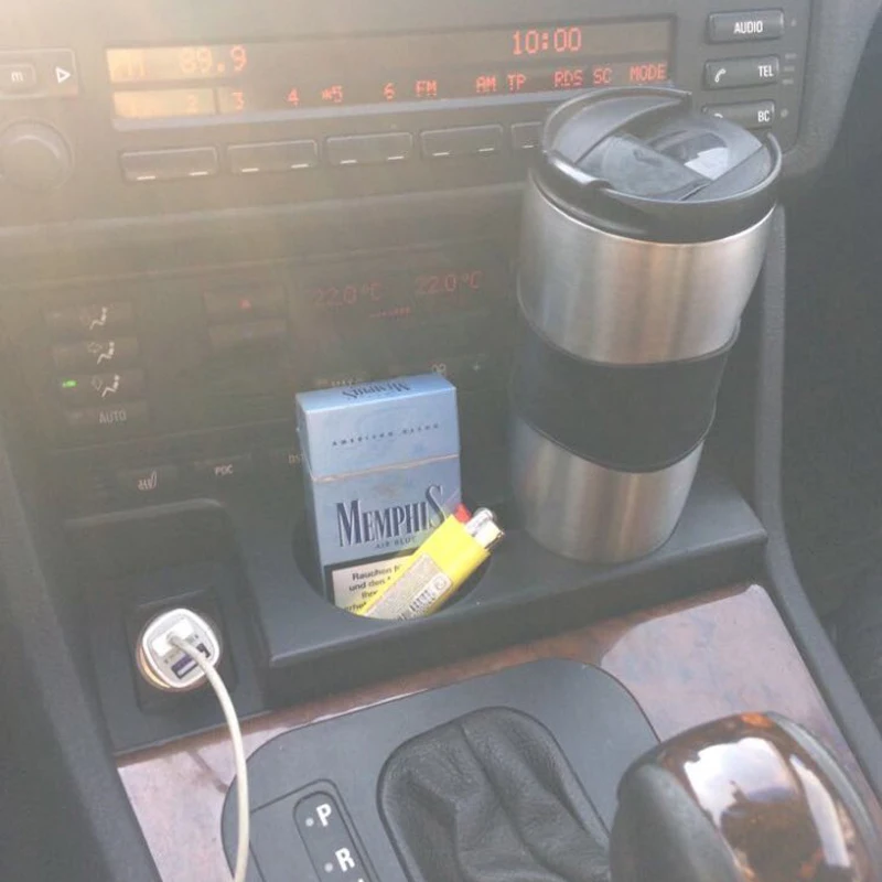 Cup Holder For E39 Black Front Car Cup Holder for BMW E39 5 Series 1997