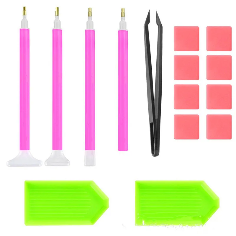 15pcs/lot 5D DIY Diamond Painting Pen Full Square Diamond DIY Painting