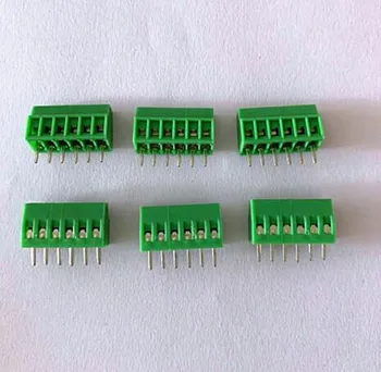 

50pcs Screw type PCB terminal block XK128-2.54MM terminal block green minimum terminal block mini