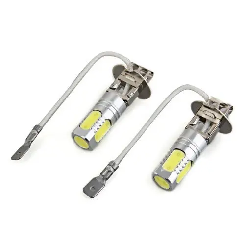 

2 x H3 5 COB LED Ampoule Bulb Lum Blanc 400LM 7.5W pour Voiture CAR LED Turn lights car light led