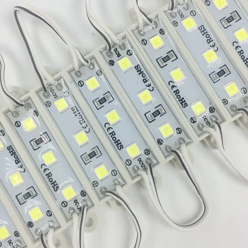 100 шт. 4040 SMD Mini 3 светодиодный модули Водонепроницаемый IP65 DC 12 V свет холодный белый знак светодиодный задние фонари для письма канала