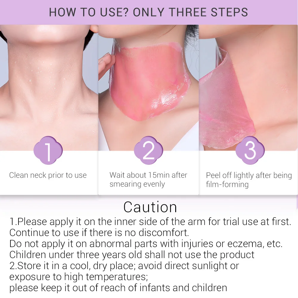  SOONPURE Lifting-Firming Neck Mask And Nourishing Anti-Wrinkle Neck Cream Neck Mild Peeling Beauty 