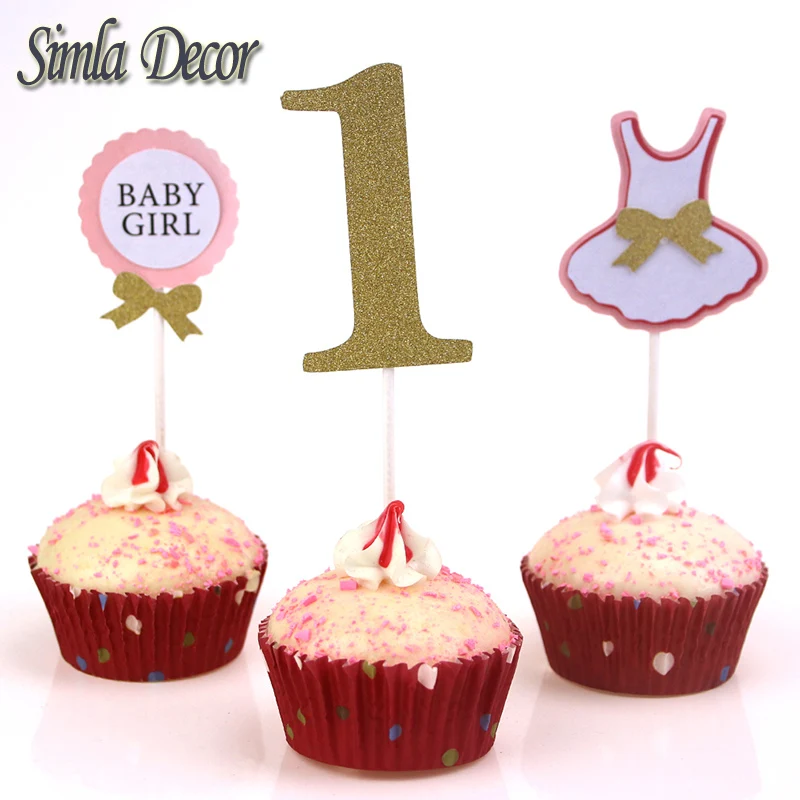 Rauchmelder Sicherheitstechnik 3pcs Party Cupcake Topper Cake Picks