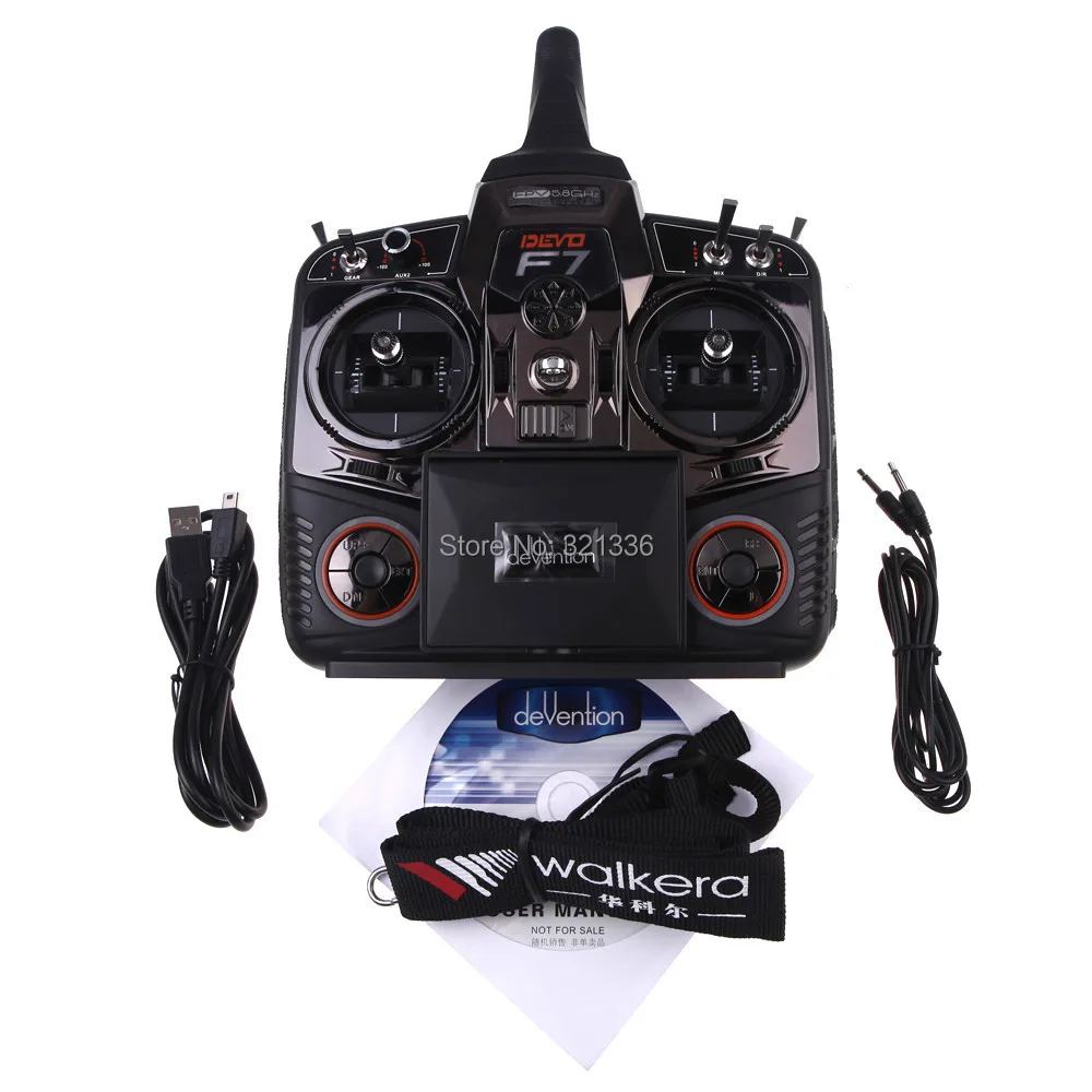 Walkera DEVO F7 2 4G 7CH изображение в реальном времени 5 8G Трансмиссия Воздушная FPV