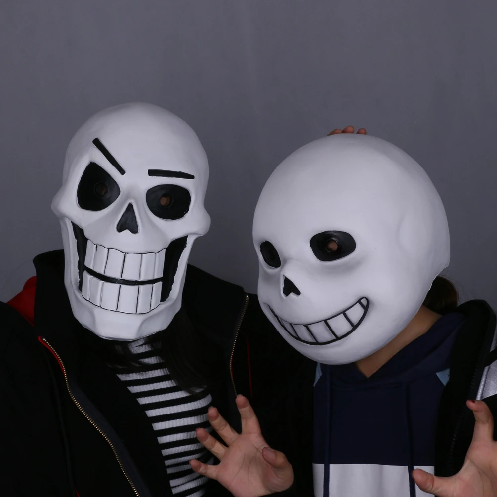 11 Halloween Costume Cosplay Movie Game Prop Mask Sans Undertale Helmet Hard Latex Cosplay Sans Papyrus Helmet Full Head Masks (8)