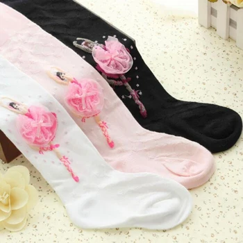 

3-10 Years Girls Pantyhose Ballet Styles Kids Girls Children Tights Cute Dance Lace Girl Velvet Magic Tights Stockings For Girls
