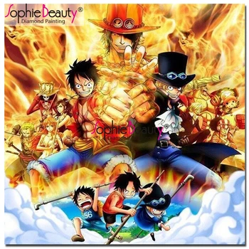 

Sophie Beauty Diy Diamond Painting Needlework Full Diamond Embroidery Mosaic Cartoon One Piece Cross Stitch Home Decor Gift18983