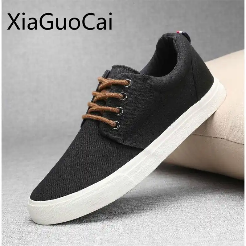 men low casual canvas shoes