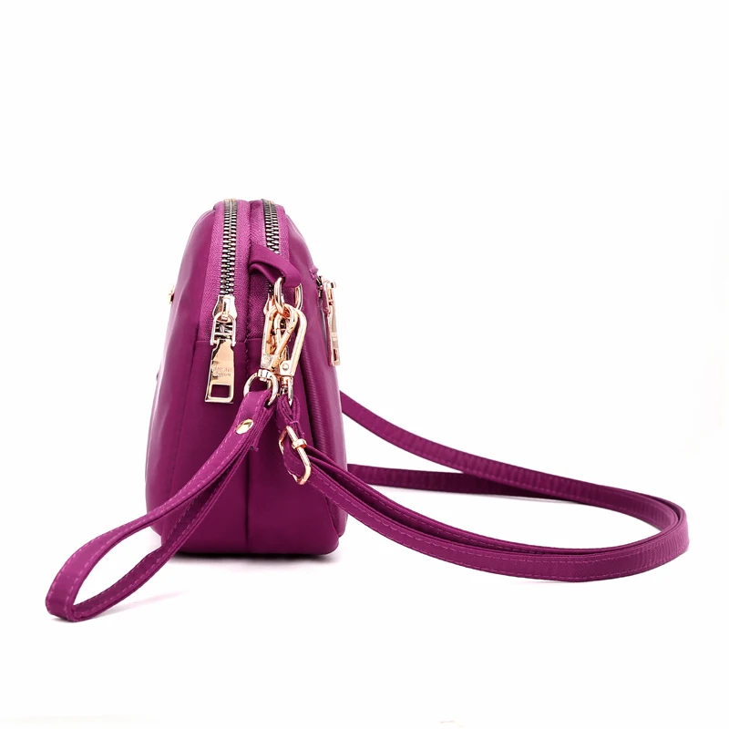 صغيرة المرأة Crossbody حقيبة ل البسيطة حقيبة كتف السيدات صغيرة حقيبة ساعي النايلون حقائب المحافظ مساء براثن