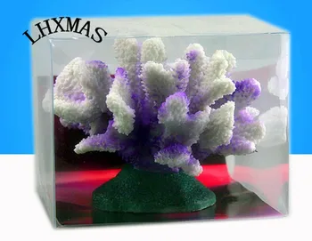 

1PCS High Quality Simulation Coral Silicone Aquarium Decoration Fish Tank Plants 5 Colors A044