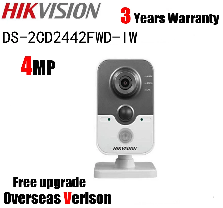 Hikvision DS 2CD2442FWD IW 4MP POE Built in Wi Fi CCTV Network Camera