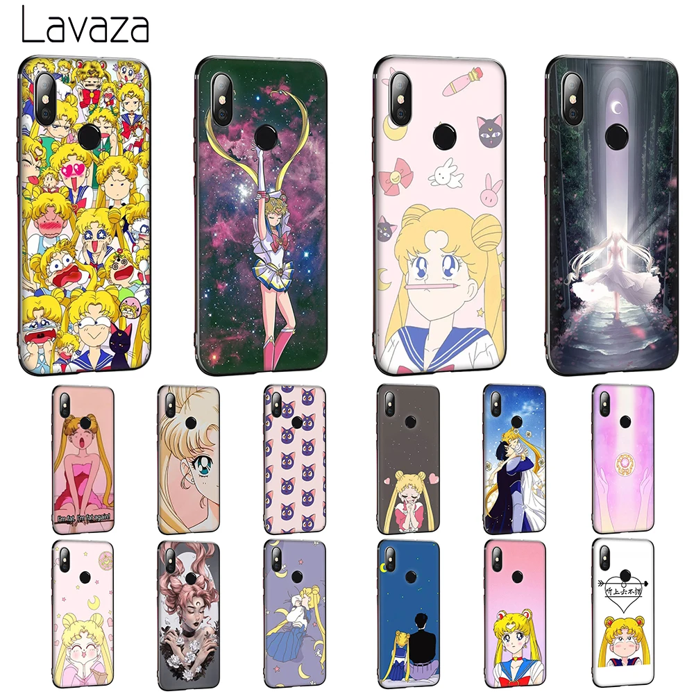 Мягкий чехол Lavaza Sailor Moon для Huawei Honor 6 7A Pro 7C 8C 7 8X 8 9 10 lite Note10 |