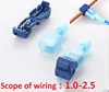 10pcs L1 Blue T Type Quick Splice Crimp Terminal Wire Convenient Connector For 1.2-2.5mm Line  USA  Belarus Ukraine ► Photo 2/4