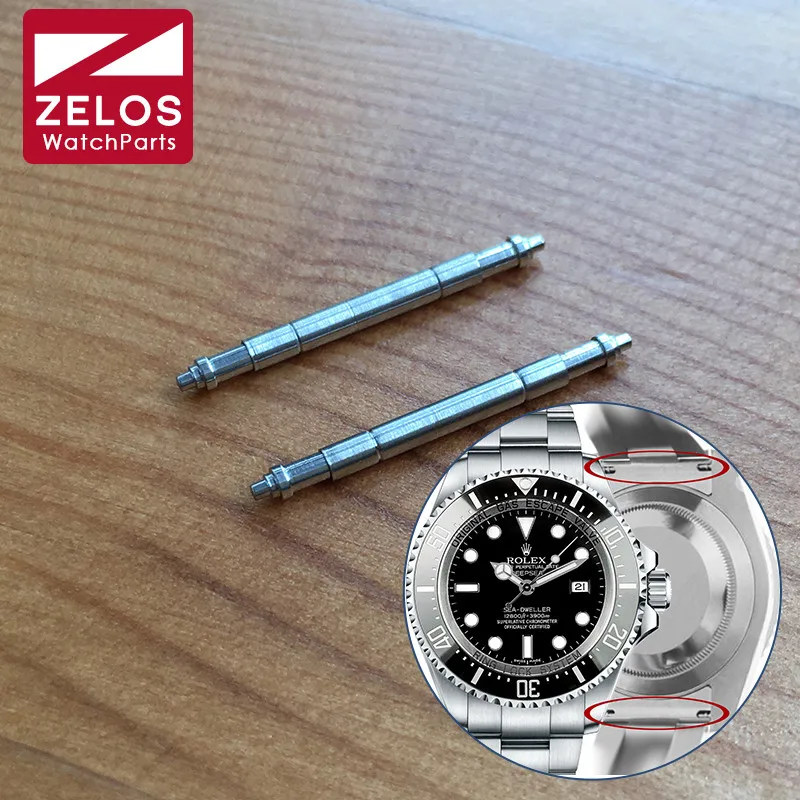 Asta/Tubo Elastico In Acciaio Per Rolex Submariner E Daytona Orologio Meccanico Automatico