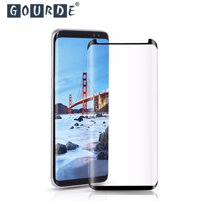 

Gourde Tempered Glass For Samsung Galaxy Note9 S9 Plus S8 Screen Protector For Samsung S7 edge note 8 S9 3D 9H Protective glass