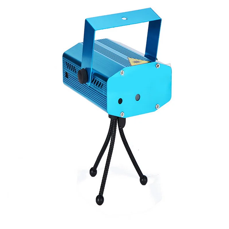 مصغرة ليزر المرحلة الإضاءة الموسيقى التحكم الصوتي ديسكو حزب حانة Led الليزر المرحلة ضوء مصباح العارض DJ معدات