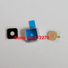 Yuyond DHL EMS Камера Стекло крышка объектива с рамкой Запчасти для авто для Samsung Galaxy S5 I9600 G900 G9005 1000 Декодер каналов кабельного телевидения