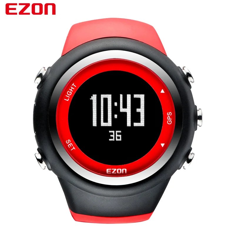 EZON фирменные хит продаж GPS часы для фитнеса спортивные уличные водонепроницаемые