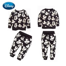 Детский костюм с рисунком из мультфильма «Дисней», весенне-осенний хлопковый костюм с капюшоном для мальчиков «Человек-паук»