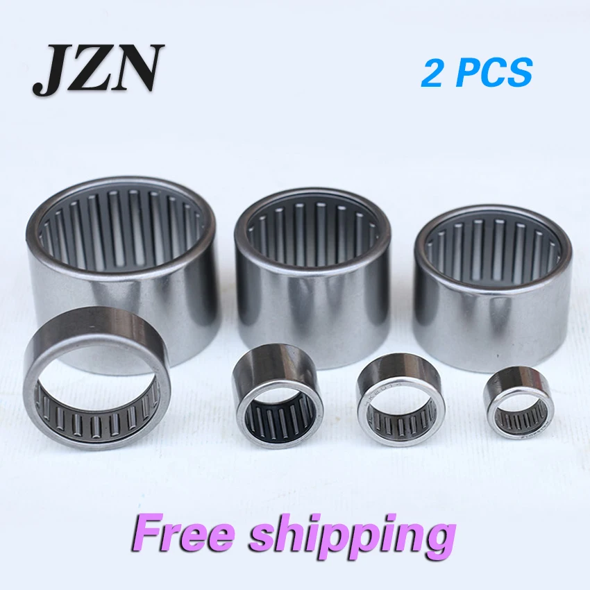 2 PCS 22x28x10mm 22mm x 28mm x 10mm HK222810 Needle Roller Bearing