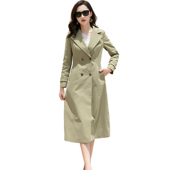 

Women's Clothes Spring Trench Coat For Women 2019 New Girls Long Coat