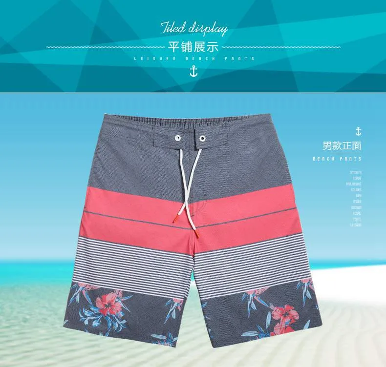 Брендовые мужские шорты для плавания, пляжные шорты для серфинга, мужские быстросохнущие летние лоскутные шорты для плавания и серфинга