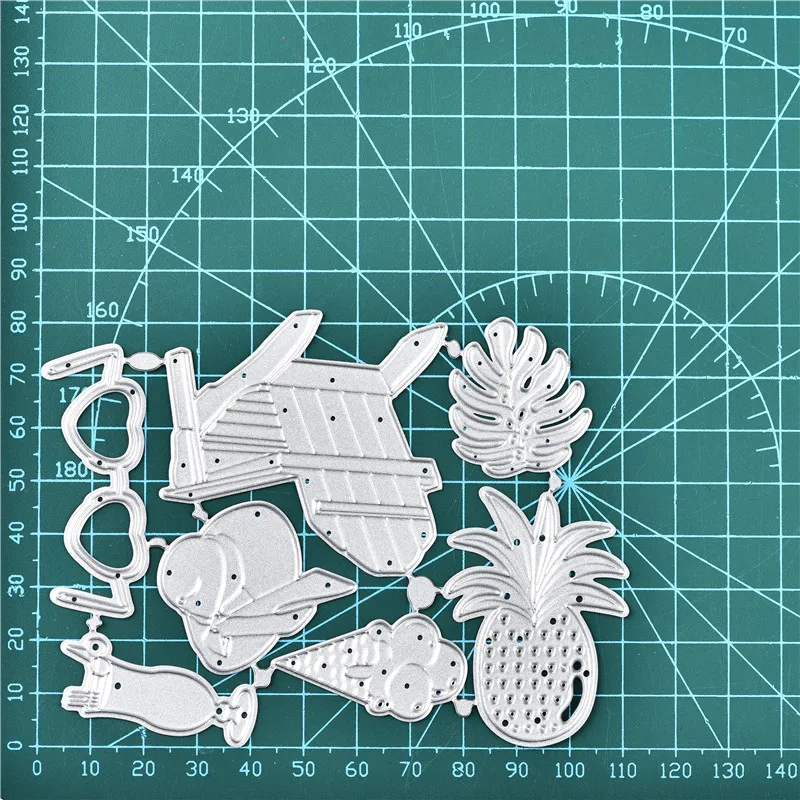 

Naifumodo Fruit Leaves Dies Vacation Metal Cutting Dies New 2019 for Card Making Scrapbooking Embossing Die Cut Craft Dies