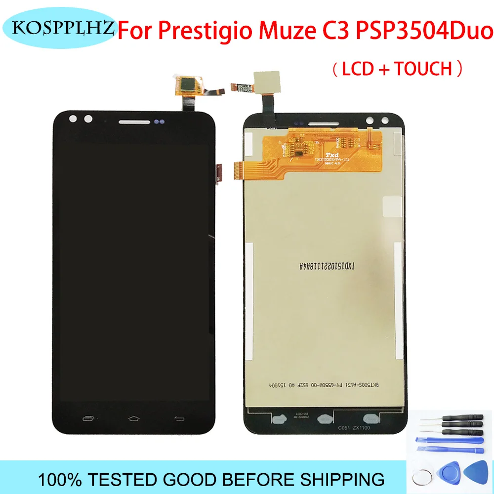 ЖК-дисплей и сенсорный экран в сборе для Prestigio Muze C3 PSP3504Duo PSP3504 PSP 3504 DUO замена