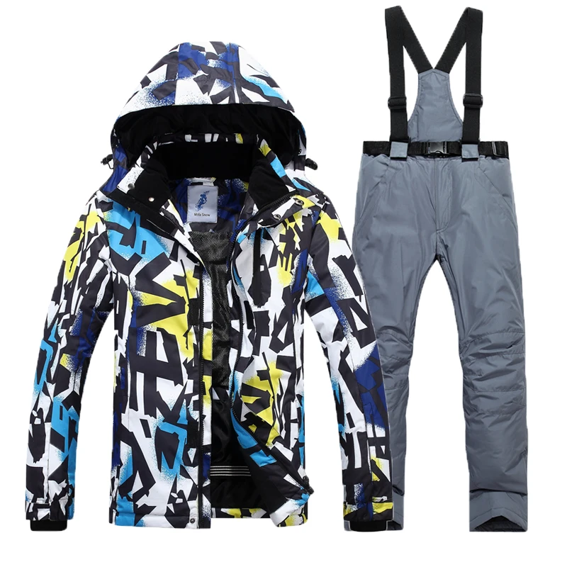 Set Man Jackets Outdoor Sports Snowboarding Suit Clothing Waterproof