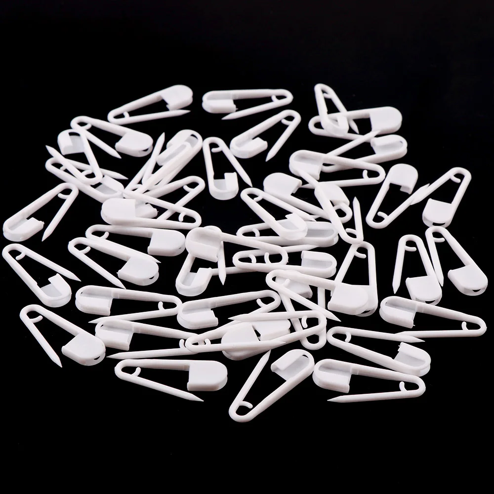 100 шт 25 мм пластиковые дюпеля Calabash безопасные пластиковые зажимы Вязание стежка разметчик, ярлык булавки для бирок крепеж для рукоделия DIY