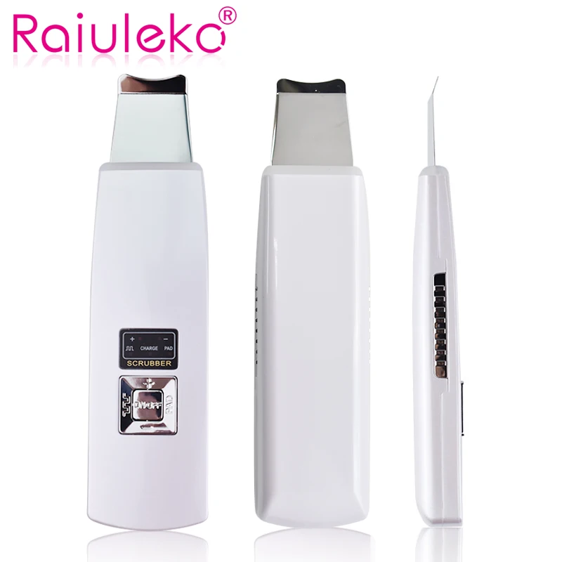 

Ultrasonic Deep Face Cleaning Machine Skin Scrubber Remove Dirt Blackhead Facial Spa Portable Pore Cleaner Reduce Wrinkles