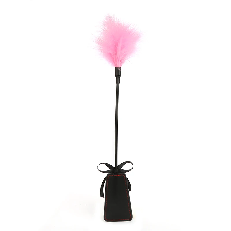 

Costumes Accessories feather duster shoot square pendant feather Adult supplies black red white pink purple 5 colors