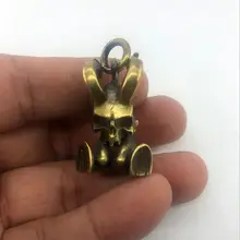 EDC латунь угловой коакума Череп Бусы на шнурок Подвеска со шнурком шарик Паракорд нож инструмент кулон