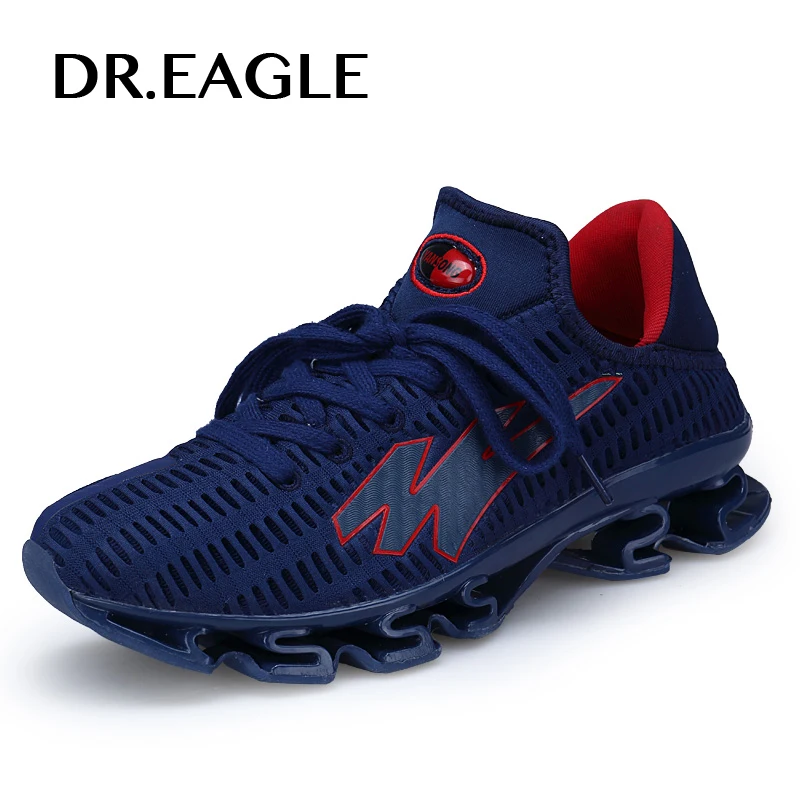 

DR.EAGLE men's running shoes Man sneakers breathable mesh jogging mens trainers krasovki male sports shoes plus size 39-48