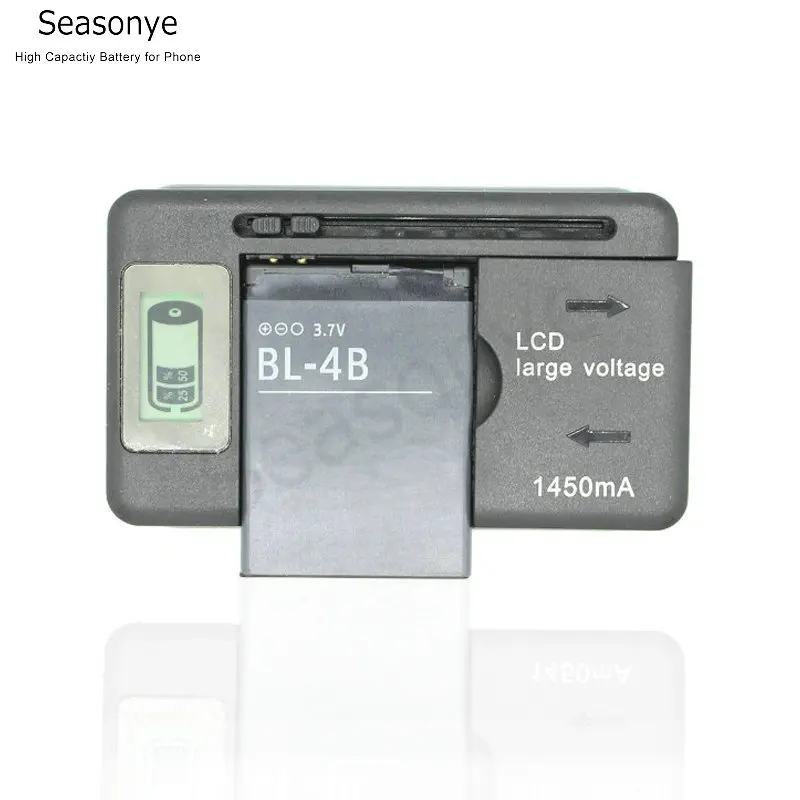 Seasonye 700 мАч/2505 Вт/ч фотосессия/BL4B/BL 4B сменный аккумулятор + ЖК зарядное устройство